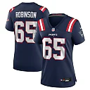 Zennovawear Women's New England Patriots Tyrese Robinson Navy Game Jersey
