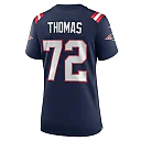 Zennovawear Women's New England Patriots Zach Thomas Navy Game Jersey