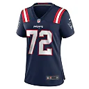 Zennovawear Women's New England Patriots Zach Thomas Navy Game Jersey