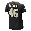 Zennovawear Women's New Orleans Saints Adam Prentice Black Game Player Jersey
