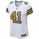 Zennovawear Women's New Orleans Saints Alvin Kamara White Alternate Game Player Jersey