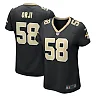 Zennovawear Women's New Orleans Saints Anfernee Orji Black Team Game Jersey