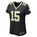 Zennovawear Women's New Orleans Saints Brett Hundley Black Game Player Jersey