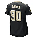 Zennovawear Women's New Orleans Saints Bryan Bresee Black Game Jersey