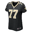 Zennovawear Women's New Orleans Saints Cameron Erving Black Game Jersey