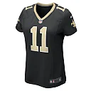 Zennovawear Women's New Orleans Saints Cedrick Wilson Jr. Black Game Jersey