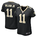 Zennovawear Women's New Orleans Saints Cedrick Wilson Jr. Black Game Jersey
