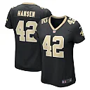 Zennovawear Women's New Orleans Saints Chase Hansen Black Game Jersey