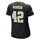 Zennovawear Women's New Orleans Saints Chase Hansen Black Game Jersey