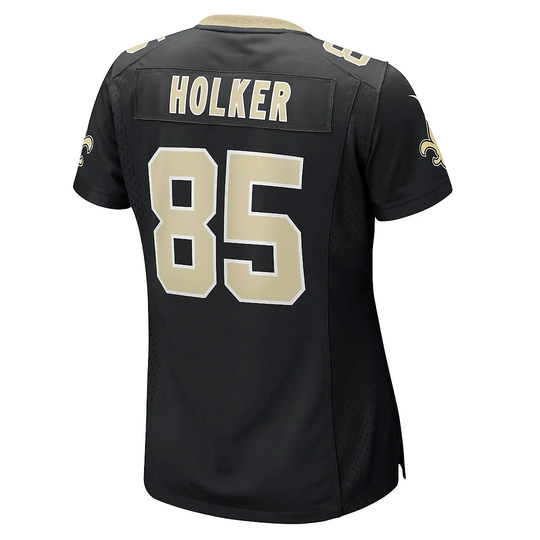 Zennovawear Women's New Orleans Saints Dallin Holker Black Game Jersey