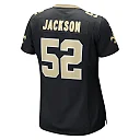 Zennovawear Women's New Orleans Saints D'Marco Jackson Black Game Player Jersey