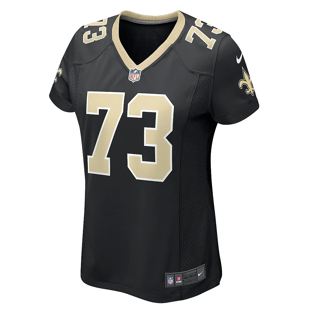Zennovawear Women's New Orleans Saints Ethan Greenidge Black Game Jersey