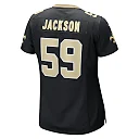 Zennovawear Women's New Orleans Saints Jackson Black Game Player Jersey
