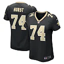 Zennovawear Women's New Orleans Saints James Hurst Black Game Jersey
