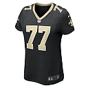 Zennovawear Women's New Orleans Saints Justin Herron Black Game Jersey