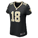 Zennovawear Women's New Orleans Saints Keith Kirkwood Black Team Game Jersey