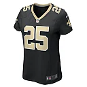 Zennovawear Women's New Orleans Saints Kendre Miller Black Team Game Jersey