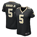 Zennovawear Women's New Orleans Saints Lynn Bowden Jr. Black Team Game Jersey