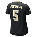 Zennovawear Women's New Orleans Saints Lynn Bowden Jr. Black Team Game Jersey