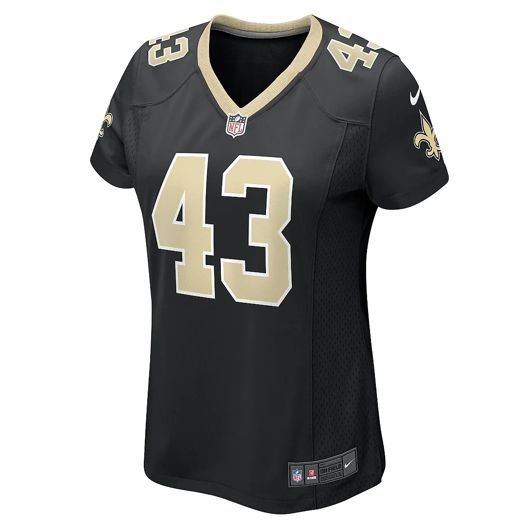 Zennovawear Women's New Orleans Saints Matthew Hayball Black Game Jersey