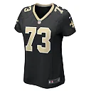 Zennovawear Women's New Orleans Saints Max Garcia Black Team Game Jersey