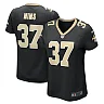 Zennovawear Women's New Orleans Saints Mims Black Team Game Jersey
