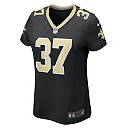 Zennovawear Women's New Orleans Saints Mims Black Team Game Jersey