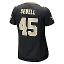 Zennovawear Women's New Orleans Saints Nephi Sewell Black Game Player Jersey