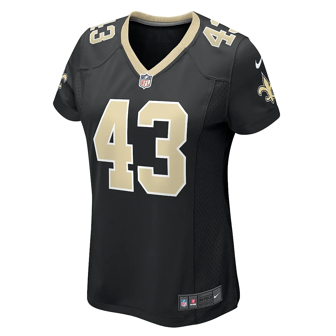 Zennovawear Women's New Orleans Saints Ryan Connelly Black Team Game Jersey