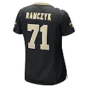 Zennovawear Women's New Orleans Saints Ryan Ramczyk Black Game Jersey