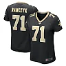 Zennovawear Women's New Orleans Saints Ryan Ramczyk Black Game Jersey