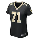 Zennovawear Women's New Orleans Saints Ryan Ramczyk Black Game Jersey