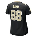 Zennovawear Women's New Orleans Saints Shaquan Davis Black Game Jersey