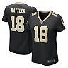 Zennovawear Women's New Orleans Saints Spencer Rattler Black Game Jersey