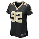 Zennovawear Women's New Orleans Saints Tanoh Kpassagnon Black Game Player Jersey