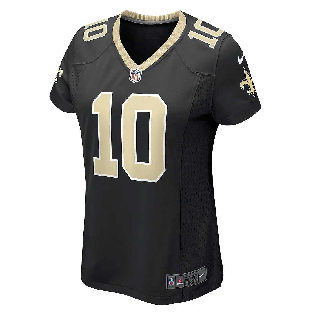 Zennovawear Women's New Orleans Saints Tre'Quan Smith Black Game Jersey