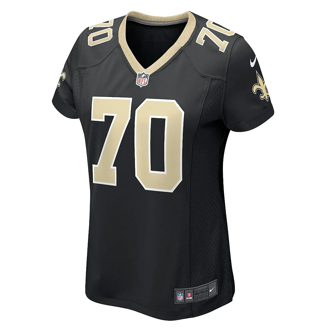Zennovawear Women's New Orleans Saints Trevor Penning Black Game Player Jersey