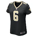 Zennovawear Women's New Orleans Saints Willie Gay Black Game Jersey
