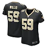 Zennovawear Women's New Orleans Saints Willis Black Team Game Jersey