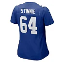 Zennovawear Women's New York Giants Aaron Stinnie Royal Game Jersey