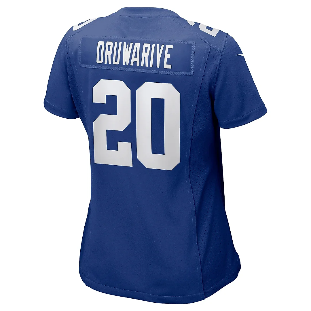 Zennovawear Women's New York Giants Amani Oruwariye Royal Game Jersey