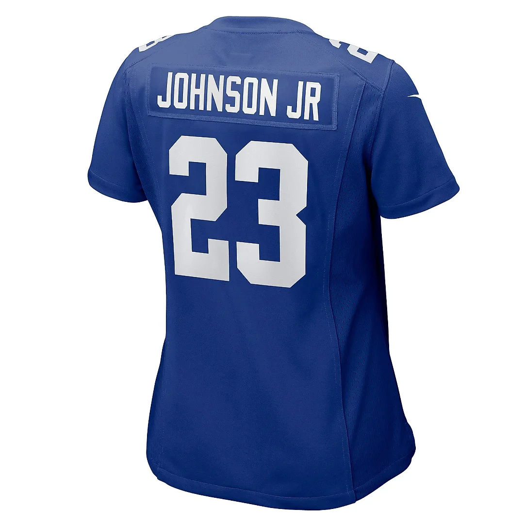 Zennovawear Women's New York Giants Anthony Johnson Jr. Royal Game Jersey