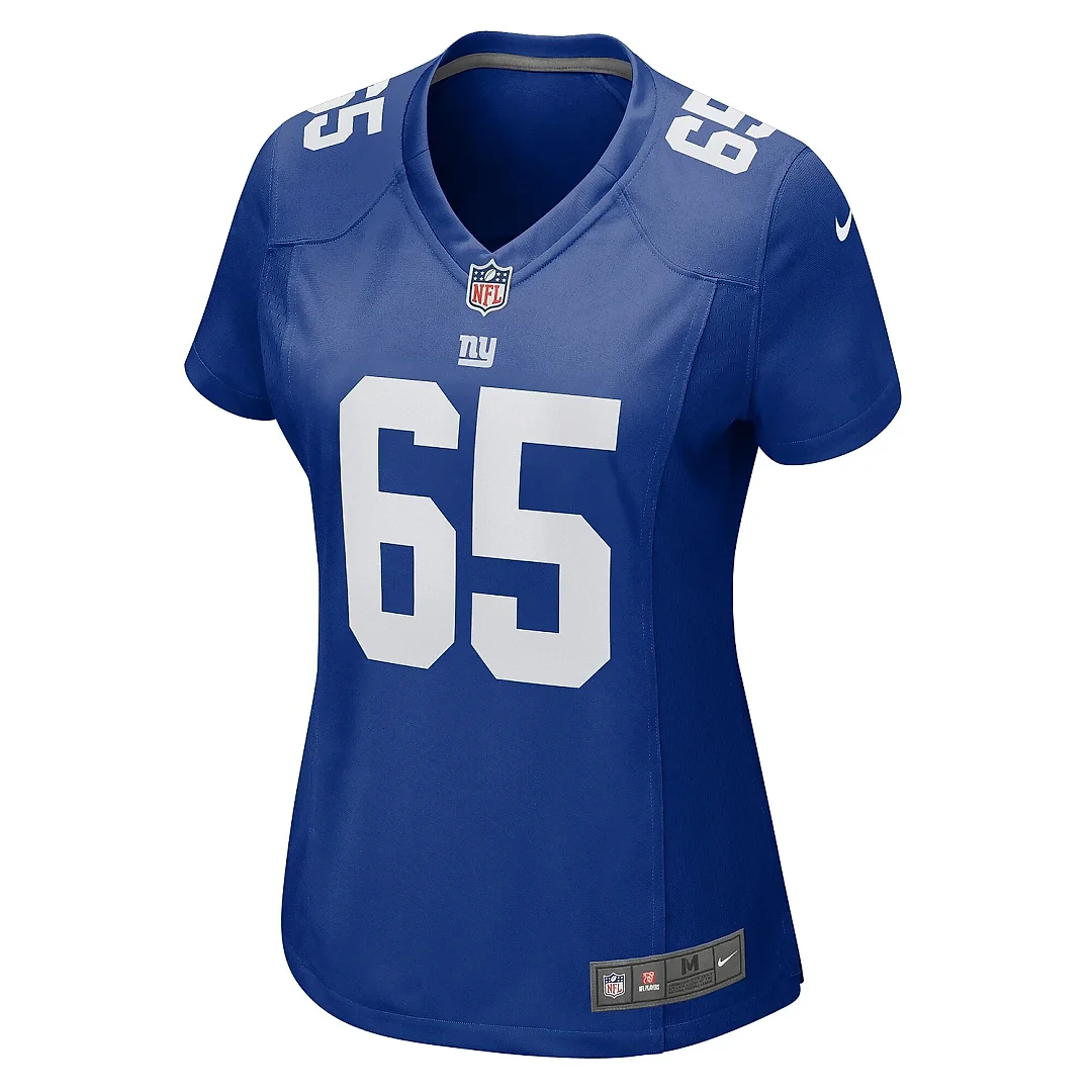 Zennovawear Women's New York Giants Austin Schlottmann Royal Game Jersey