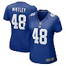 Zennovawear Women's New York Giants Benton Whitley Royal Game Jersey
