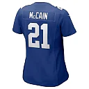 Zennovawear Women's New York Giants Bobby McCain Royal Women's Team Color Jersey