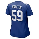 Zennovawear Women's New York Giants Casey Kreiter Royal Team Game Jersey