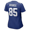 Zennovawear Women's New York Giants Chris Myarick Royal Game Player Jersey