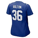 Zennovawear Women's New York Giants Curtis Bolton Royal Game Jersey