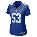 Zennovawear Women's New York Giants Darius Muasau Royal Game Jersey