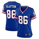 Zennovawear Women's New York Giants Darius Slayton Royal Classic Player Game Jersey